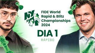 Campeonato Mundial de Xadrez Rápido da FIDE 2024 - Dia 1