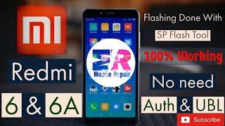 Without Dongle Flashing Redmi Note 8 Pro/Redmi 6/6a #NoAuth with SP Flash Tool || #MobileRepair ||