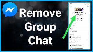 How To Remove Group Chat In Facebook Messenger