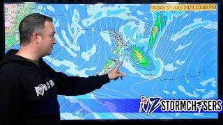 New Zealand thunderstorm outlook - thunder, snow and another deep low for the East Coast