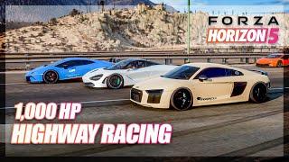 Forza Horizon 5 - 1,000HP Highway Racing in Mexico! (Sheepey, UGR, etc...)
