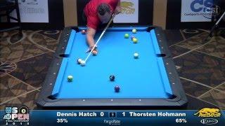 2015 US Open 8-Ball: Dennis Hatch vs Thorsten Hohmann