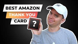 Best Amazon Thank You Card Product Insert - Simple AND Effective