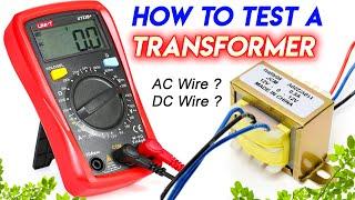 How to Test a Transformer with a Multimeter