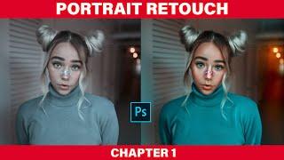 Portrait Retouch Tutorial | Exposure Adjustments & Skin Cleanup | Photoshop | Geo Leon