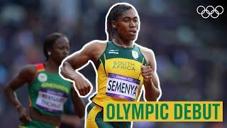 Caster Semenya's  first Olympic race! ‍️