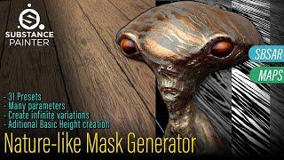 PowerMasks Substance Painter - WoodCreation