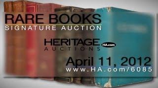 Heritage Auctions (HA.com) -Heritage Auctions New York Signature Rare Books Auction #6085