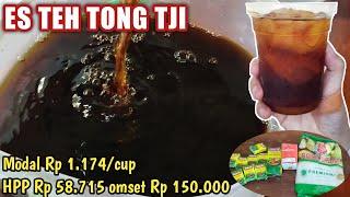 LARIS MANIS JUALAN ES TEH CARA MEMBUAT ES TEH TONG TJI | IDE JUALAN MINUMAN 3000AN