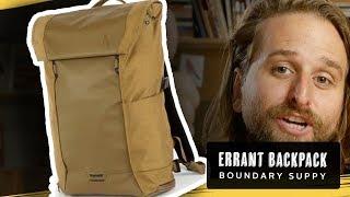 Best Tech Backpack? Boundary Supply Errant