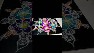 Flower rangoli designs #flowerrangoli #pookolam #shorts