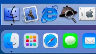 macOS Dock Evolution (10.0 - present)