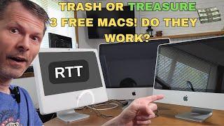 I rescued these 3 iMacs!