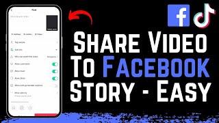 How To Share TikTok Video To Facebook Story 2024