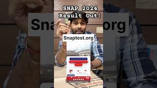 SNAP 2024 Result Out! #snap2024 #snapexam #snapexamresult