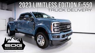 2023 Azure Gray Limitless Edition F-550 Delivery