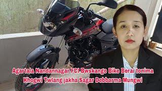 Pulsar Bike 150 Kwtal Khogwi Twlang jakha Agartala Nandannagar FCI Bwskango