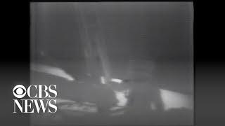 Watch Neil Armstrong's first steps on the moon