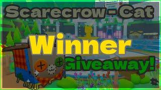 I picked the Winner for the Huge Scarecrow Cat giveaway! | #petsimx