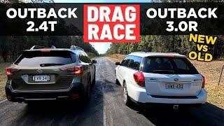 Drag Race: 2005 Subaru Outback 3.0R vs 2023 Outback 2.4T