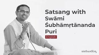 April 5   Virtual Satsang with Swami Shubamritananda Puri