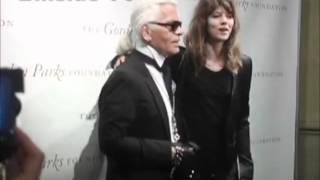 Freja Beha & KarL LagerfeLd @ Gordon Parks Foundation