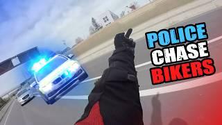 BIKERS VS COPS - Insane Motorcycle Police Chases | Best Compilation 2024