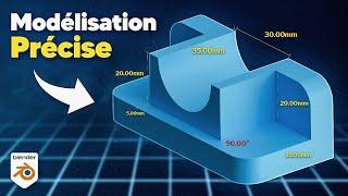 Comment modéliser une pièce technique sur Blender ?