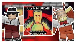 The Mini July Update For SCP: Roleplay!