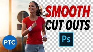 Photoshop: How To Make SMOOTH CUT OUTS! Remove Backgrounds with Vector Masks