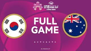 Korea v Australia | Full Basketball Game | FIBA U18 Women's Asia Cup 2024 | Divison A | Group Phase