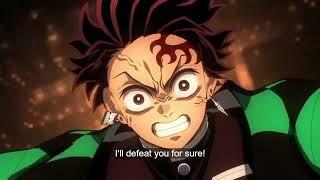 demon slayer - tanjiro yells at muzan