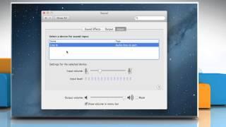How to change the Sound Input Volume on Mac® OS X™