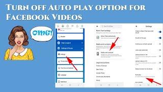 How to turn off stop facebook video autoplay option in facebook | facebook latest trick