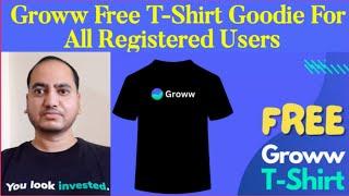 Groww free T- Shirt #groww