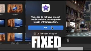 iMovie - Change Video Transition Length Using the Precision Editor!