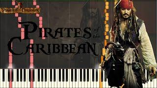 Pirates of the Caribbean Medley INTENSE VERSION [Piano Tutorial] (Synthesia) + SHEETS/MIDI