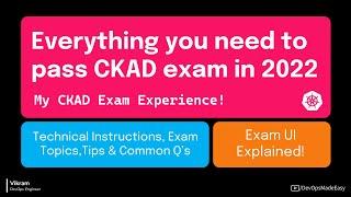 Everything You Need to Pass CKAD Exam in 2022. I scored 90% with these tips and tricks!