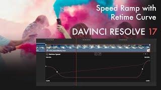 Speed Ramp with Retime Curve Davinci Resolve 17
