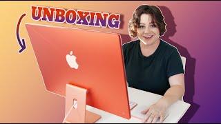 EXCLUSIVE iMac 2021 Unboxing - Orange 24" 2021