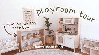 Minimalist Playroom Tour | Montessori Inspired