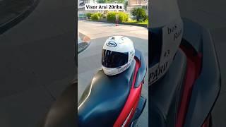 Modifikasi helm Yamaha Cargloss old jadi arai #helm #modifikasi #helmmurah #arai