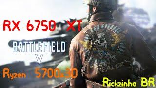 BATTLEFIELD V | Ryzen 5700x3D + RX 6750 XT  | 2K 60FPS