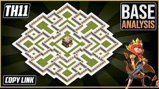 The BEST TH11 HYBRID/TROPHY Base 2023!! COC Town Hall 11 Trophy Base Design – Clash of Clans