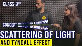 Scattering of Light and Tyndall Effect I Science experiment | Diksha Maam & Ashu sir