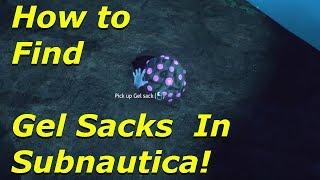 How To Find Gel Sacks In Subnautica! (Subnautica Full Release Version)