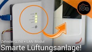 Lüftungsanlage Zehnder Q350 - LAN Modul (+ ioBroker-Integration)
