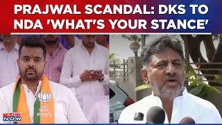 Prajwal Revanna Sex Scandal: JD(S) MP Caught In Controversy, DKS Corners NDA, Asks-What's Your Stand