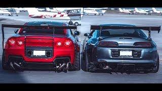 NISSAN GTR R35 VS TOYOTA SUPRA MK4  -||- Versus Series