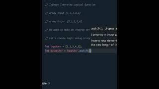 Infosys Interview Logical Question Javascript #codinground #codinginterview #infosys #javascript